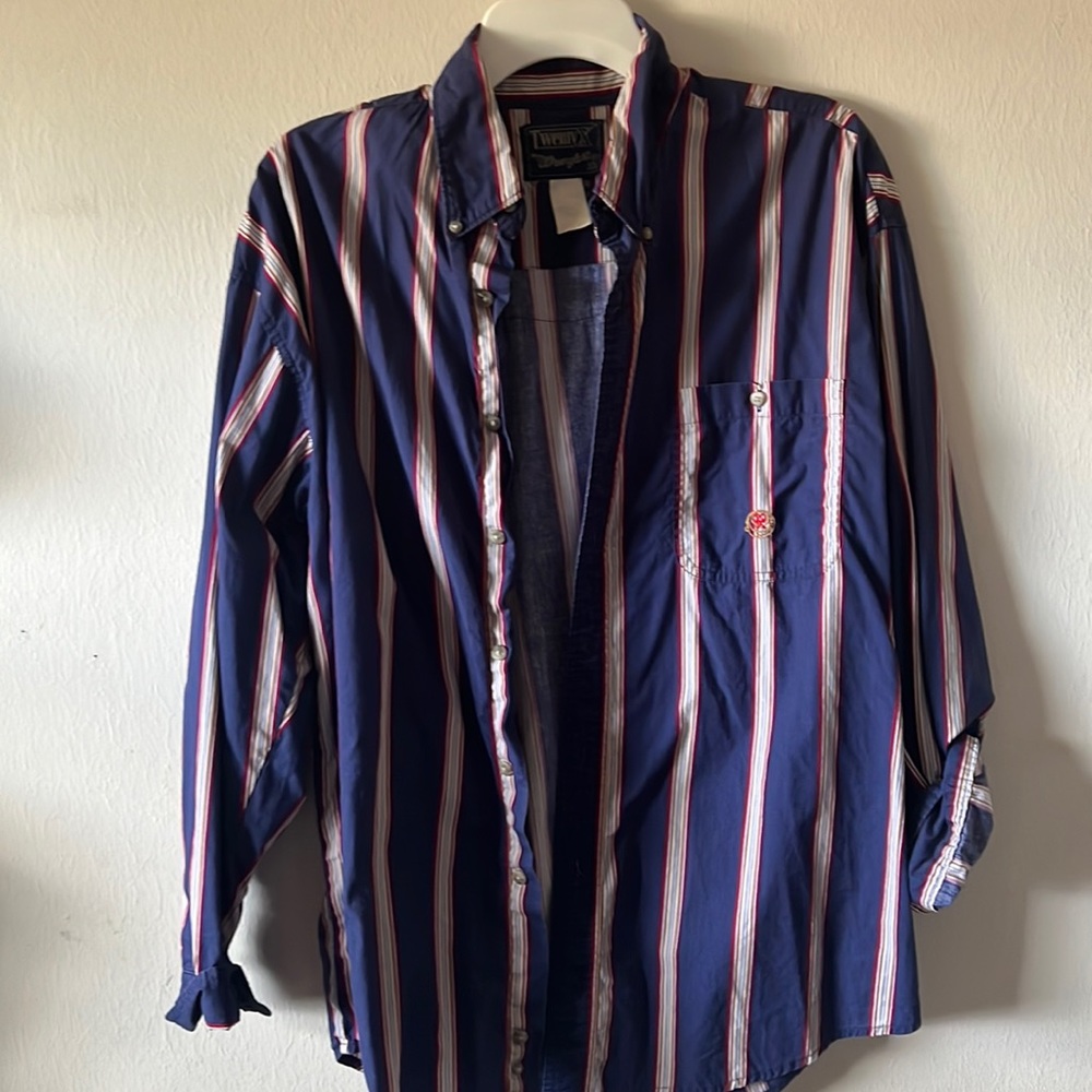 Wrangler button down vintage